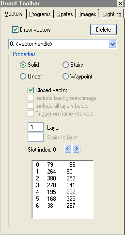 Vector tab