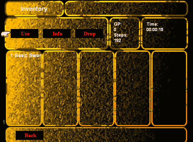 Items Sub-Menu