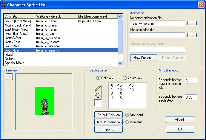 Sprite Graphics List